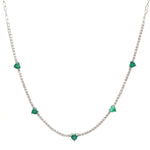 Emerald Diamond Necklace