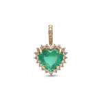 Emerald Diamond Pendant