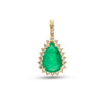 Emerald Diamond Pendant