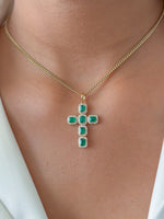 Emerald Diamond Pendant