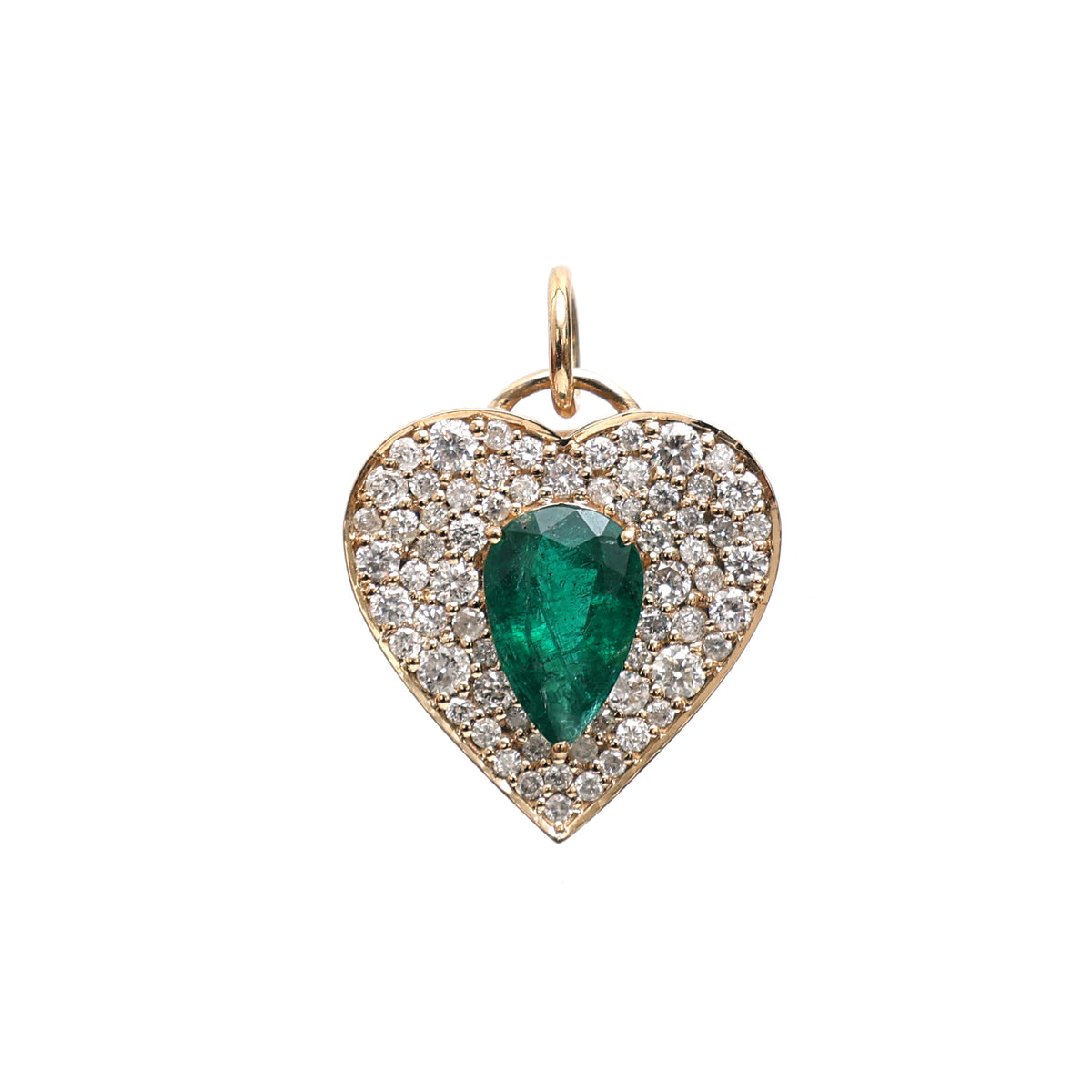 Emerald Diamond Pendant