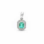 Emerald Diamond Pendant