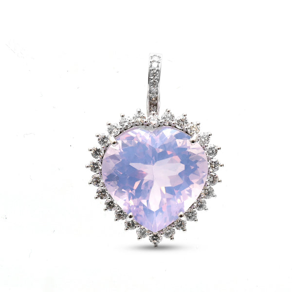 Lavender Diamond Pendant