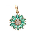 Emerald Diamond Pendant