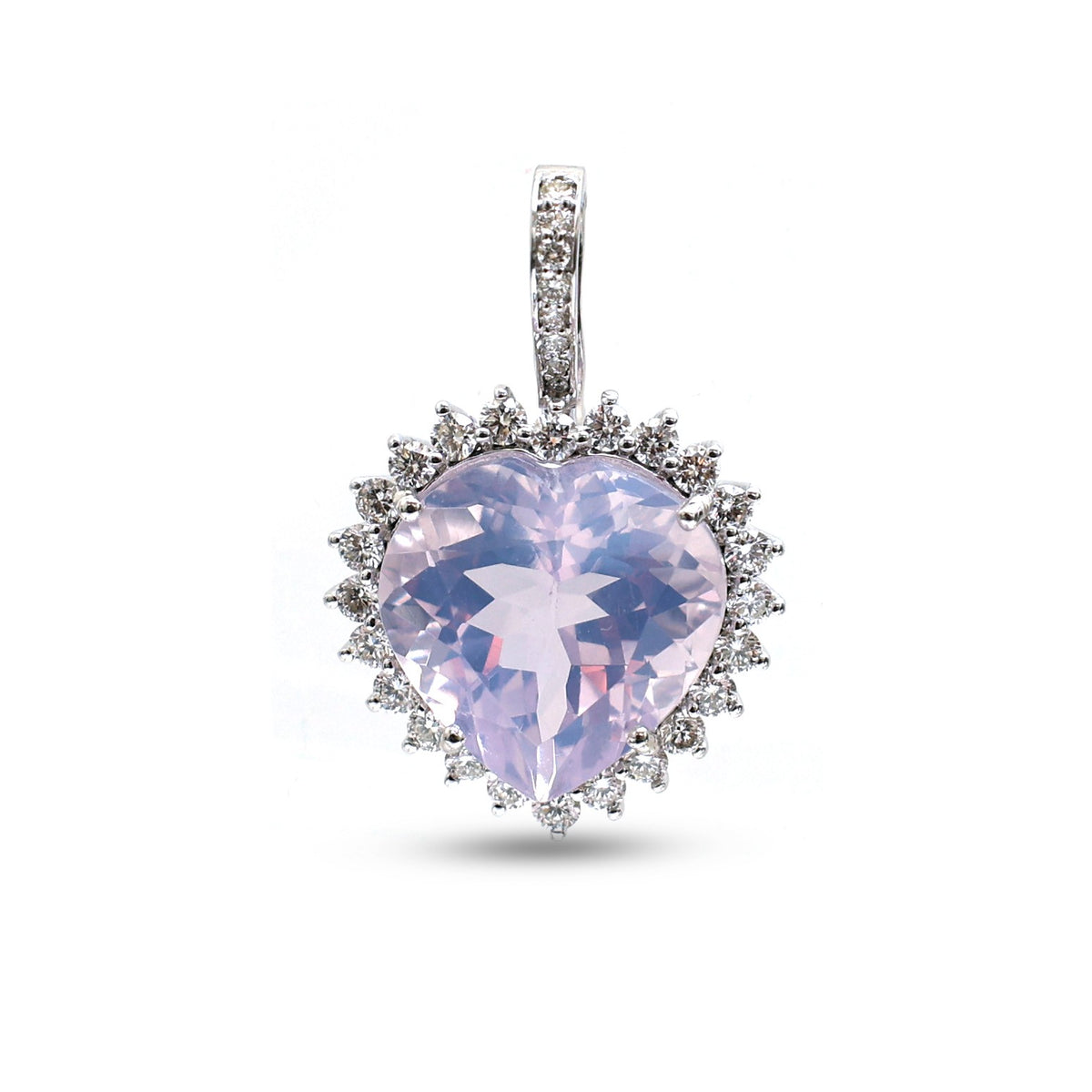 Lavender Diamond Pendant