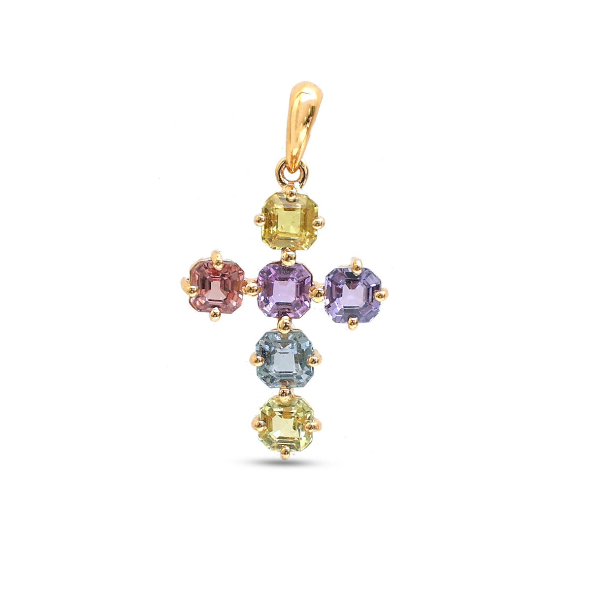 Rainbow Sapphire Pendant