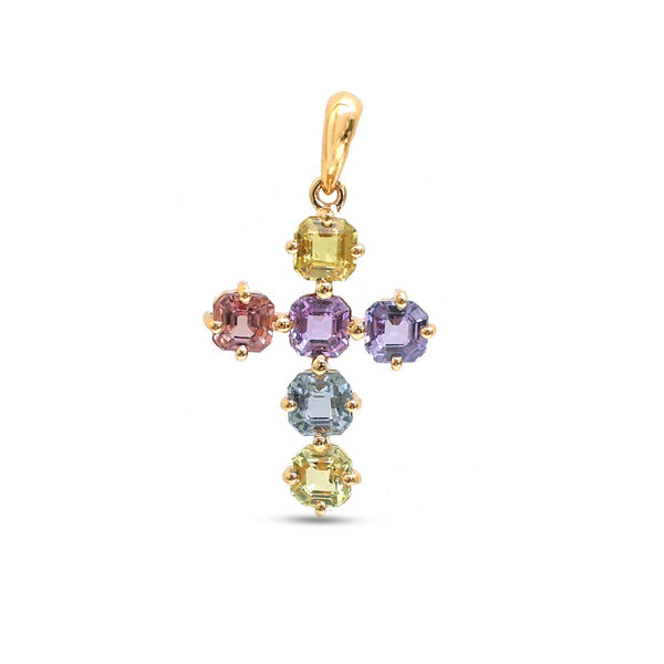 Rainbow Sapphire Pendant