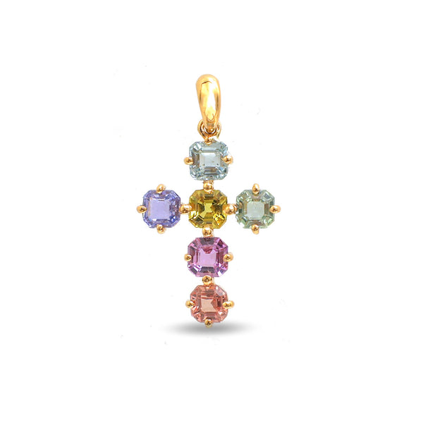Rainbow Sapphire Pendant
