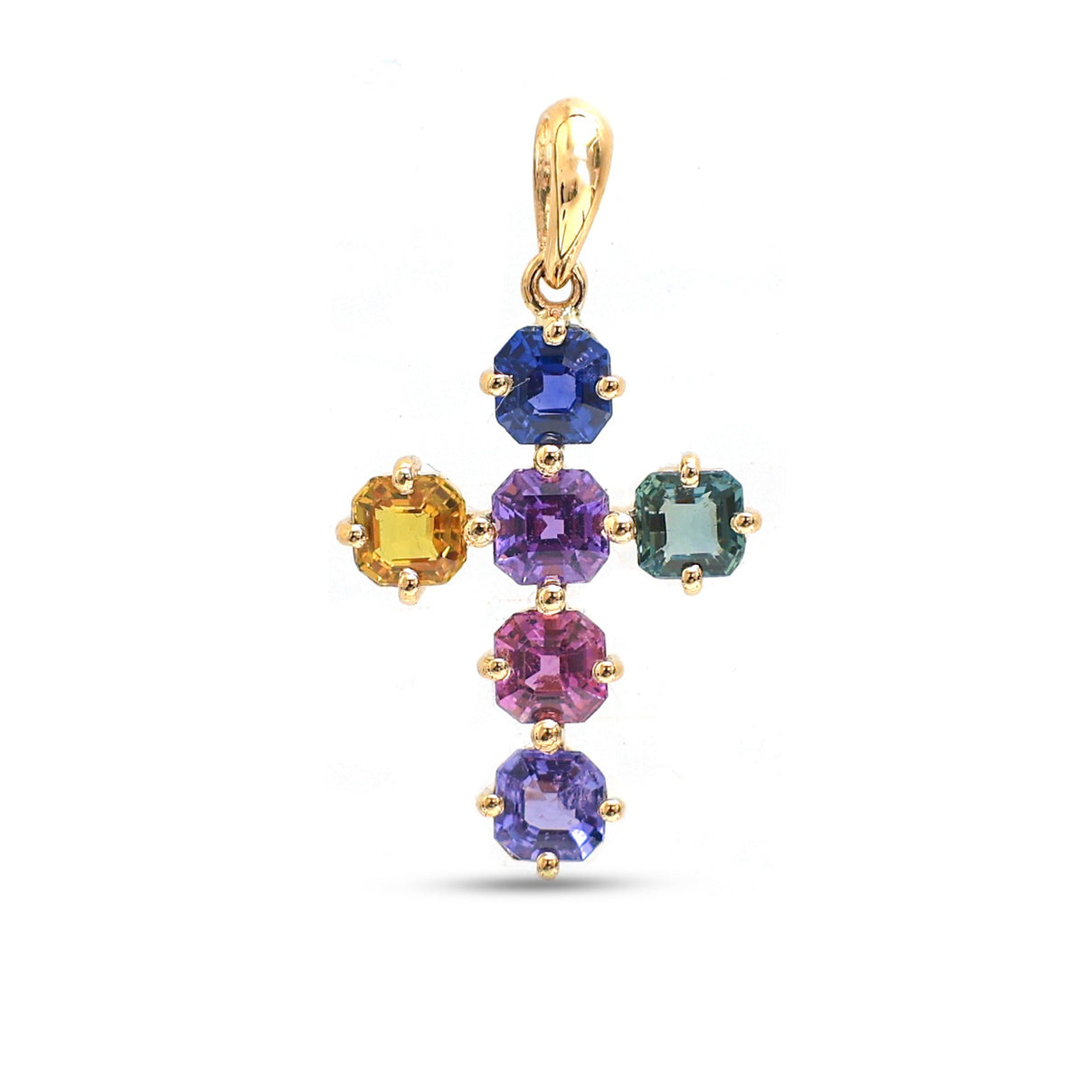 Rainbow Sapphire Pendant