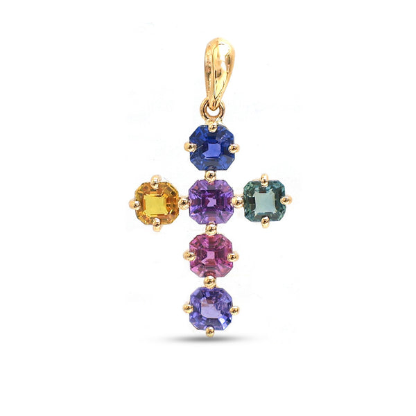 Rainbow Sapphire Pendant