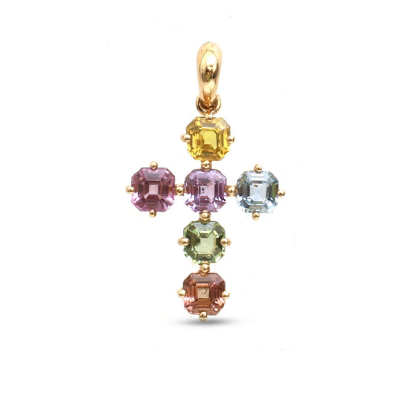 Rainbow Sapphire Pendant