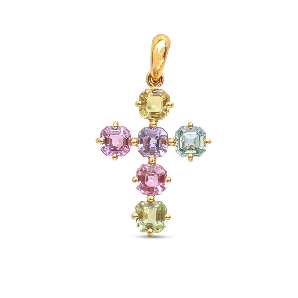 Rainbow Sapphire Pendant