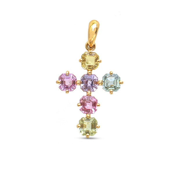Rainbow Sapphire Pendant