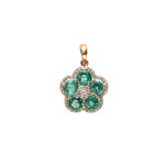 Emerald Diamond Pendant