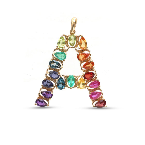 Rainbow Gemstone Pendant