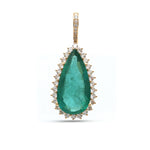 Emerald Diamond Pendant