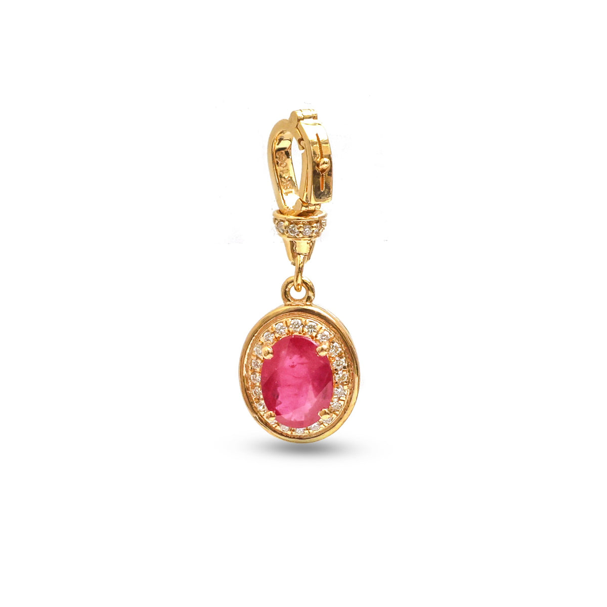 Ruby Diamond Pendant