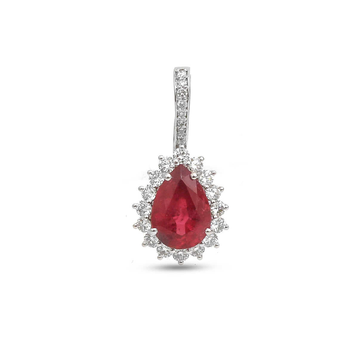 Ruby Diamond Pendant