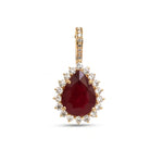Ruby Diamond Pendant