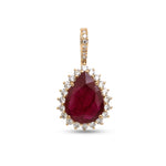 Ruby Diamond Pendant