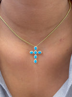 Turquoise Diamond Pendant
