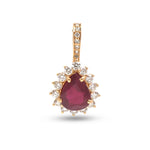 Ruby Diamond Pendant