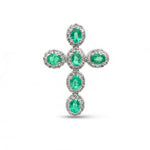 Emerald Diamond Pendant