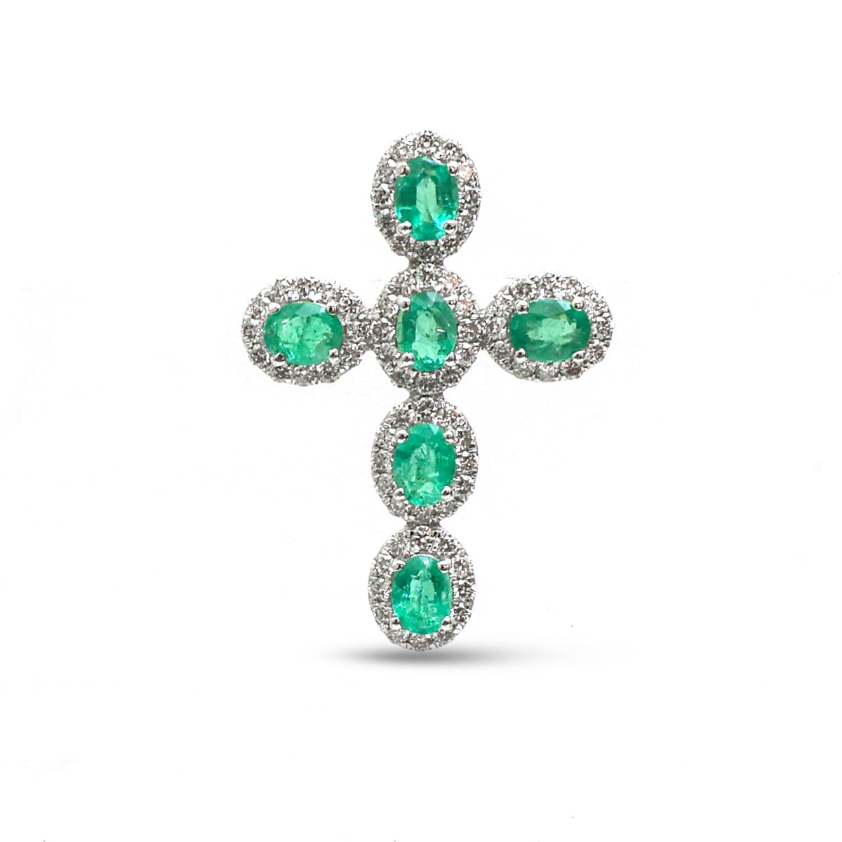 Emerald Diamond Pendant