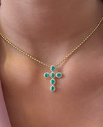 Emerald Diamond Pendant
