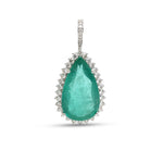 Emerald Diamond Pendant