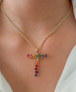 Rainbow Gemstone Pendant