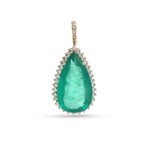 Emerald Diamond Pendant