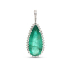 Emerald Diamond Pendant
