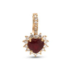 Ruby Diamond Pendant