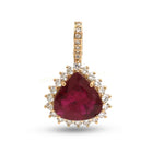 Ruby Diamond Pendant