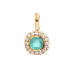 Emerald Diamond Pendant