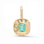 Tourmaline Mix Diamond Pendant