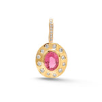 Tourmaline Mix Diamond Pendant