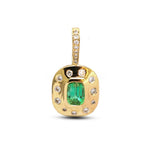 Tourmaline Mix Diamond Pendant