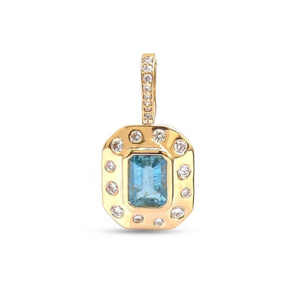 Emerald Diamond Pendant