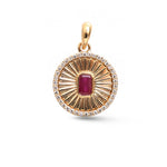 Ruby Diamond Pendant