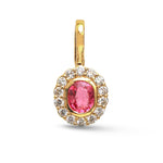 Diamond Spinel Pendant