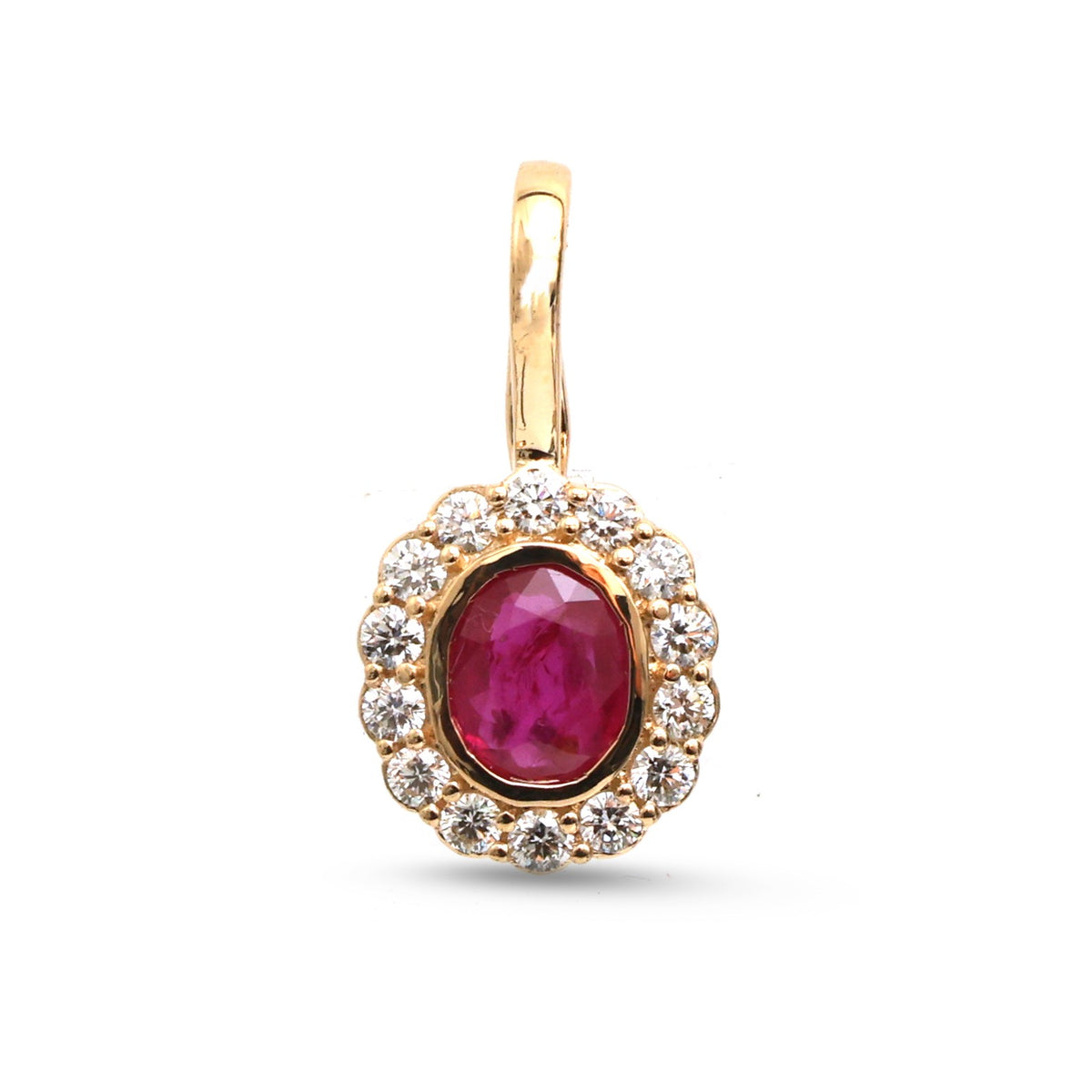 Ruby Diamond Pendant