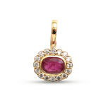 Ruby Diamond Pendant