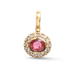 Spinel Diamond Pendant