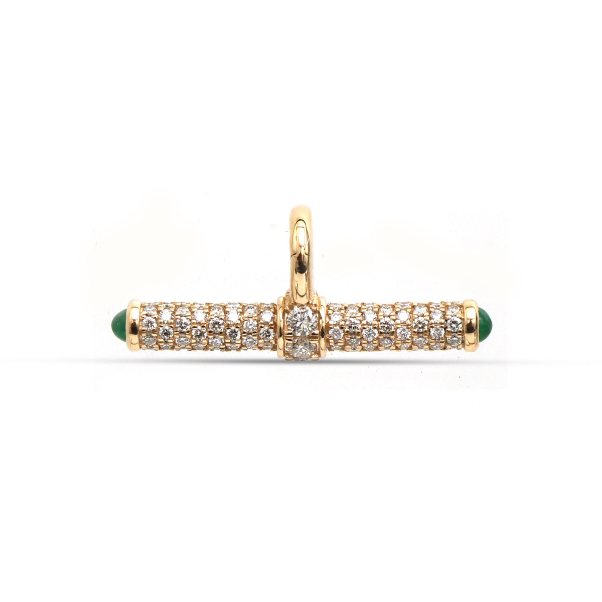Diamond Emerald Pendant