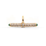 Diamond Emerald Pendant