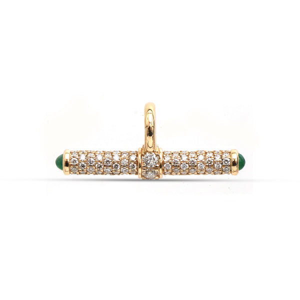 Diamond Emerald Pendant
