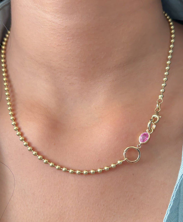 Pink Sapphire Pendant