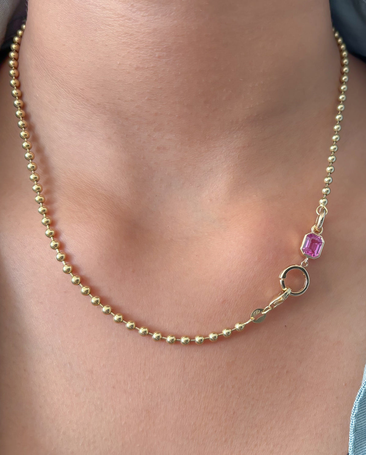 Pink Sapphire Pendant